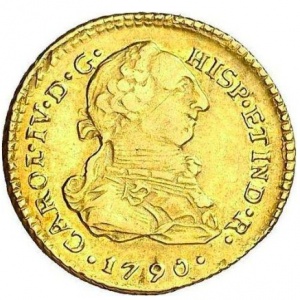 Аверс монеты Перу, 1 эскудо, 1789-1791