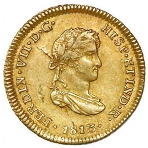 Аверс монеты Перу, 1 эскудо, 1812-1814