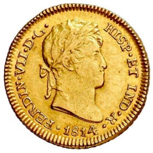Аверс монеты Перу, 1 эскудо, 1814-1821