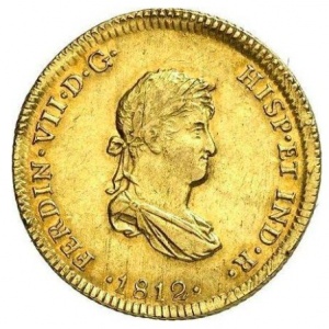 Аверс монеты Перу, 4 эскудо, 1812-1813