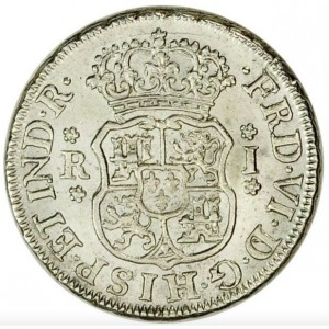 Аверс монеты Перу, 1 реал, 1751-1760