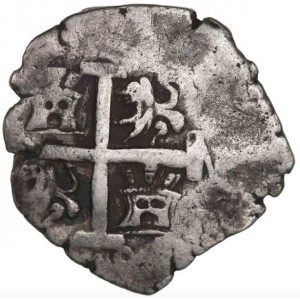 Аверс монеты Перу, 4 реала, 1747-1751