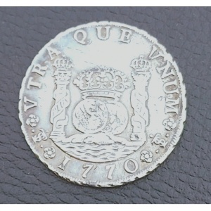 Реверс монеты Перу, 8 реалов, 1770-1771