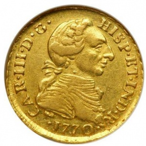 Аверс монеты Перу, 1 эскудо, 1763-1771