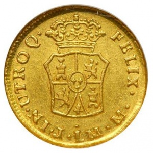 Реверс монеты Перу, 1 эскудо, 1763-1771