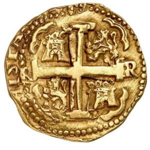 Аверс монеты Перу, 8 эскудо, 1747-1750