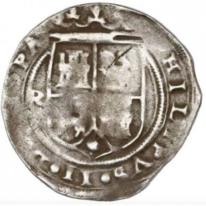 Аверс монеты Перу, 1 реал, 1568-1570