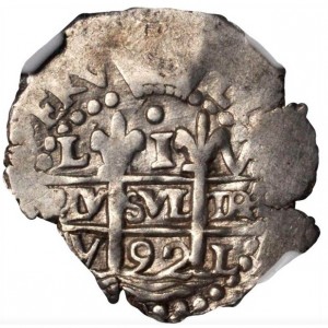 Аверс монеты Перу, 1 реал, 1684-1700