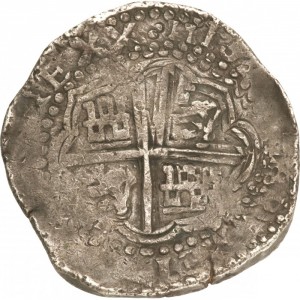 Реверс монеты Перу, 8 реалов, 1659-1660