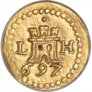 Аверс монеты Перу, 1 эскудо, 1696-1701