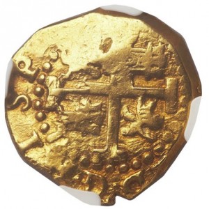 Реверс монеты Перу, 2 эскудо, 1696-1701