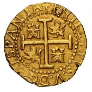 Реверс монеты Перу, 8 эскудо, 1701-1709