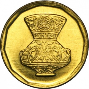 Реверс монеты Египет, 5 пиастров, 2004