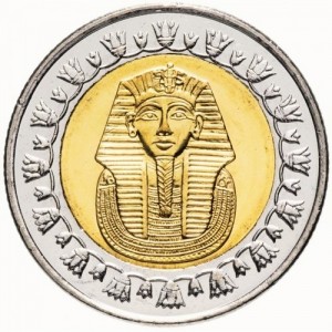 Реверс монеты Египет, 1 фунт, 2005-2026
