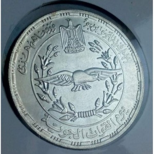 Реверс монеты Египет, 1 фунт, 1997, День ВВС