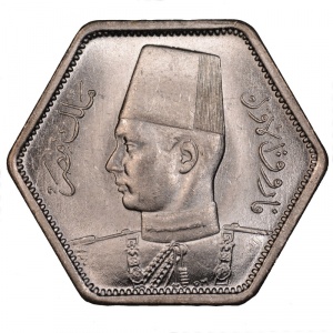 Аверс монеты Египет, 2 пиастра, 1944