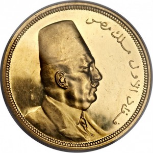 Аверс монеты Египет, 500 пиастров, 1922