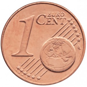 Реверс монеты Нидерланды, 1 евроцент, 2014-2026