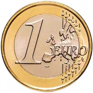 Реверс монеты Нидерланды, 1 евро, 2007-2013