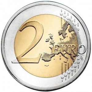 Реверс монеты Нидерланды, 2 евро, 2014-2026