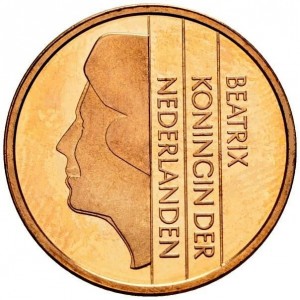 Аверс монеты Нидерланды, 5 центов, 1982-2001