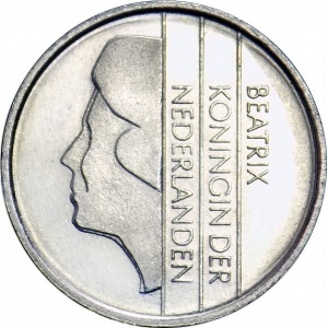 Аверс монеты Нидерланды, 10 центов, 1982-2001