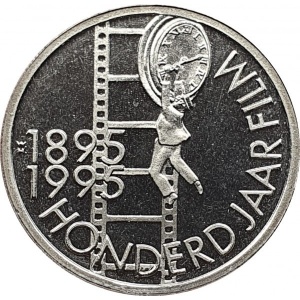 Реверс монеты Нидерланды, 1 ЭКЮ, 1995, 100 лет созданию фильмов