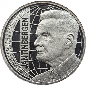 Реверс монеты Нидерланды, 1 ЭКЮ, 1995, Ян Тинберген