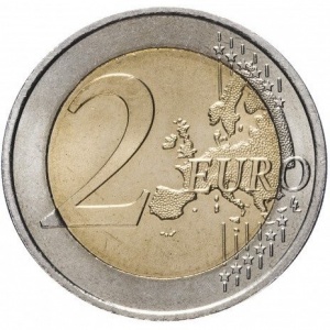 Реверс монеты Нидерланды, 2 евро, 2007, 50 лет подписания Римского договора