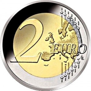 Реверс монеты Нидерланды, 2 евро, 2019