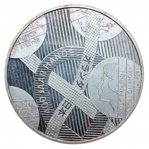 Аверс монеты Нидерланды, 5 евро, 2009, 400 лет дружбе с Японией
