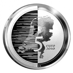 Реверс монеты Нидерланды, 5 евро, 2010, Ватерланд