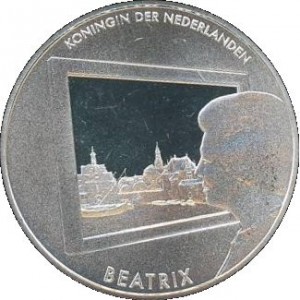 Аверс монеты Нидерланды, 5 евро, 2011, Живопись