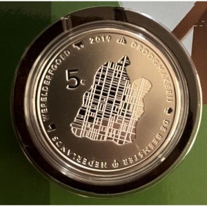 Реверс монеты Нидерланды, 5 евро, 2019, Польдер Бемстер