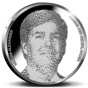 Аверс монеты Нидерланды, 5 евро, 2019, 100 лет авиации в Нидерландах