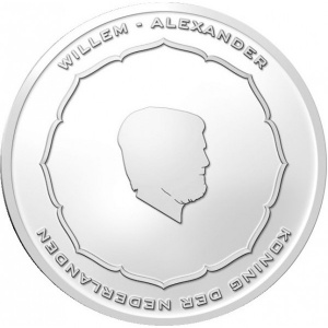 Аверс монеты Нидерланды, 5 евро, 2021, Антон Гесинк