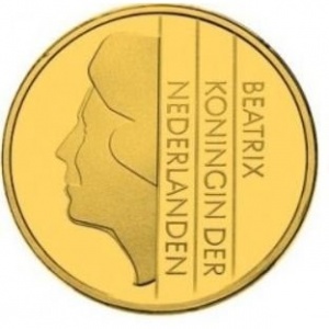 Аверс монеты Нидерланды, 1 гульден, 2001