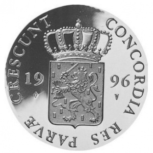 Аверс монеты Нидерланды, 1 дукат, 1996, Голландия