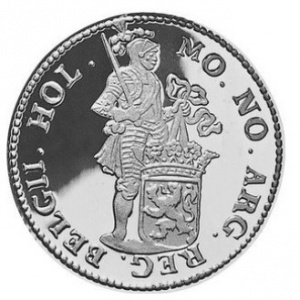 Реверс монеты Нидерланды, 1 дукат, 1996, Голландия