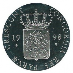 Аверс монеты Нидерланды, 1 дукат, 1998, Фрисландия