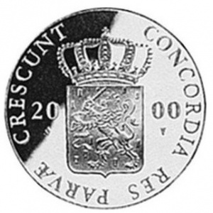Аверс монеты Нидерланды, 1 дукат, 2000, Оверэйсел