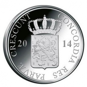 Аверс монеты Нидерланды, 1 дукат, 2014, Флеволанд