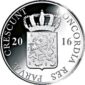 Аверс монеты Нидерланды, 1 дукат, 2016, Гелдерланд