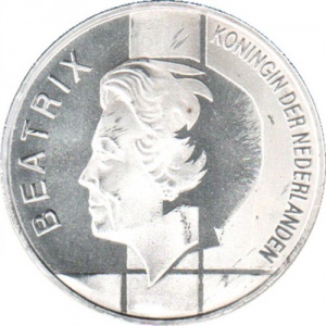 Аверс монеты Нидерланды, 10 гульденов, 1994, 50 лет Бенилюкс