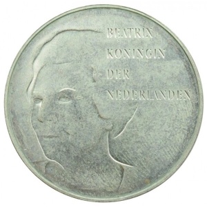 Аверс монеты Нидерланды, 50 гульденов, 1995, 50 лет освобождению