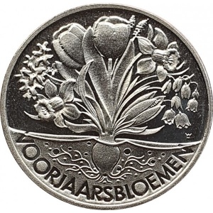 Реверс монеты Нидерланды, 1 ЭКЮ, 1996, Весенние цветы