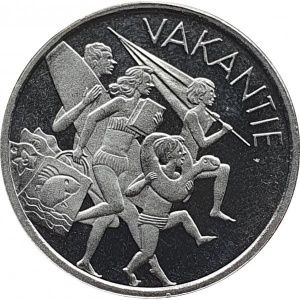 Реверс монеты Нидерланды, 1 ЭКЮ, 1996, Отдых