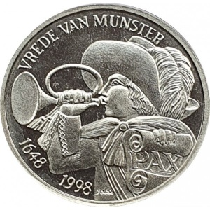 Реверс монеты Нидерланды, 1 ЭКЮ, 1998, Мюнстерский мир