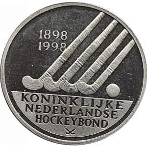 Реверс монеты Нидерланды, 1 ЭКЮ, 1998, Хоккей на траве