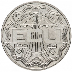 Аверс монеты Нидерланды, 2½ ЭКЮ, 1991, Арнем